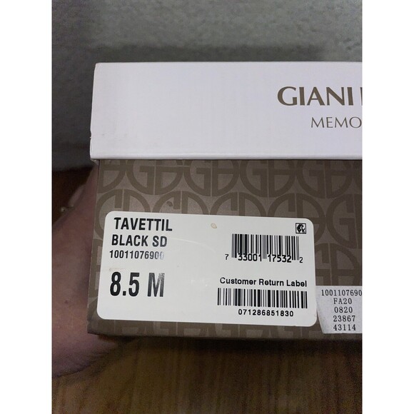 Giani Bernini Memory Foam Tavettil Black Suede Heels Shoes Size 8.5 M - Picture 10 of 10